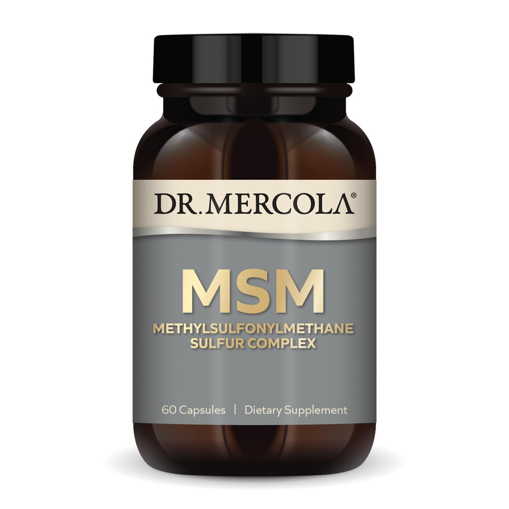 Dr. Mercola MSM Sulphur Complex bottle front
