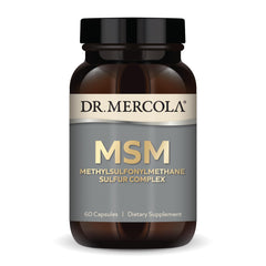 Dr. Mercola MSM Sulphur Complex bottle front