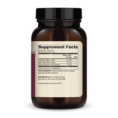 N-Acetyl-Cysteine (NAC) supplement with Milk Thistle on a white background