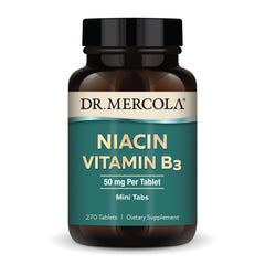 Dr. Mercola Niacin Vitamin B3 bottle front