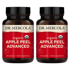 Dr. Mercola Organic Apple Peel Advanced 2-pack product label