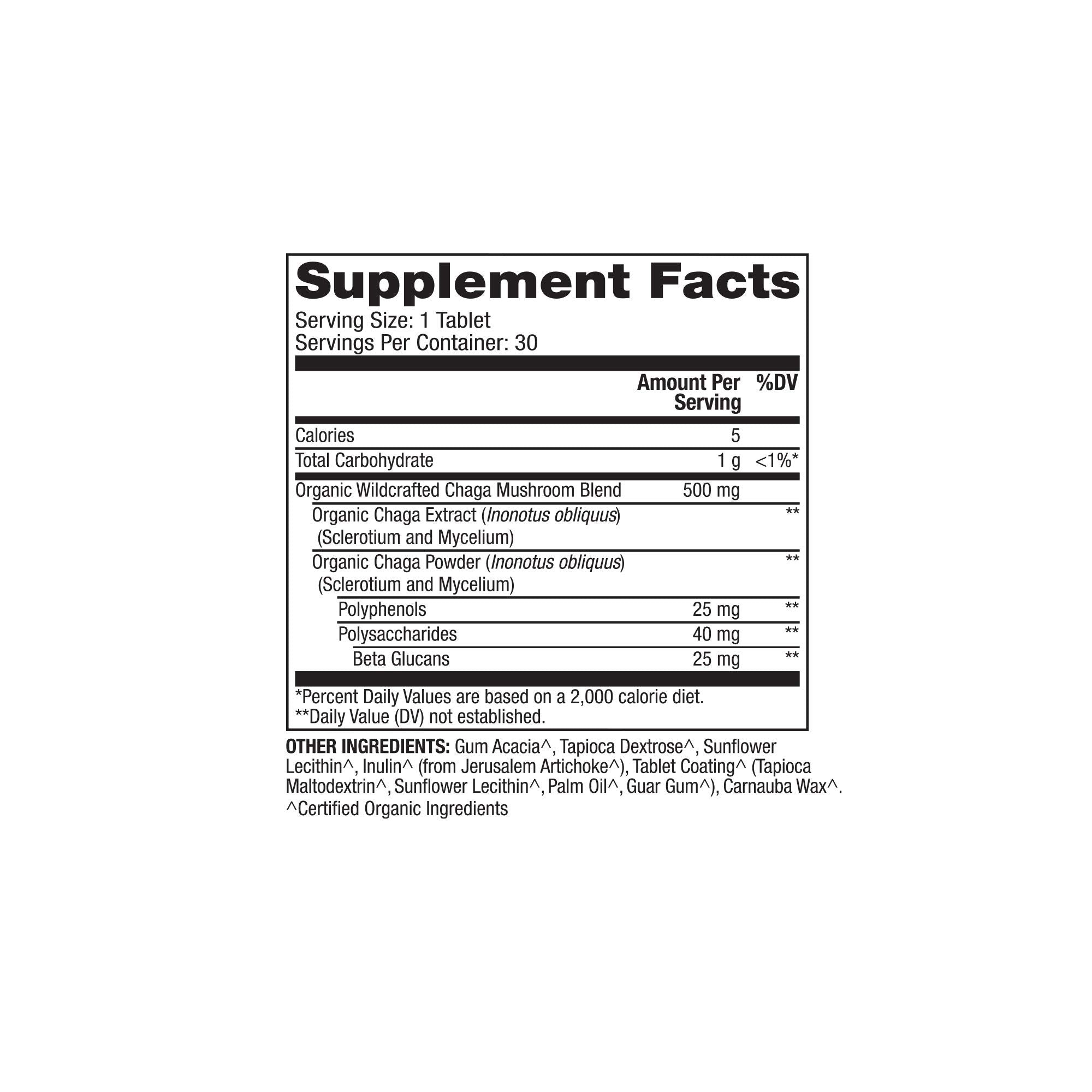 Capsule nutrition highlighting 25 mg polyphenols