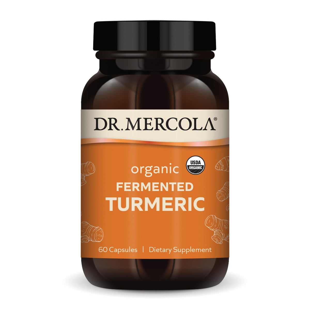 Dr. Mercola Organic Fermented Turmeric bottle