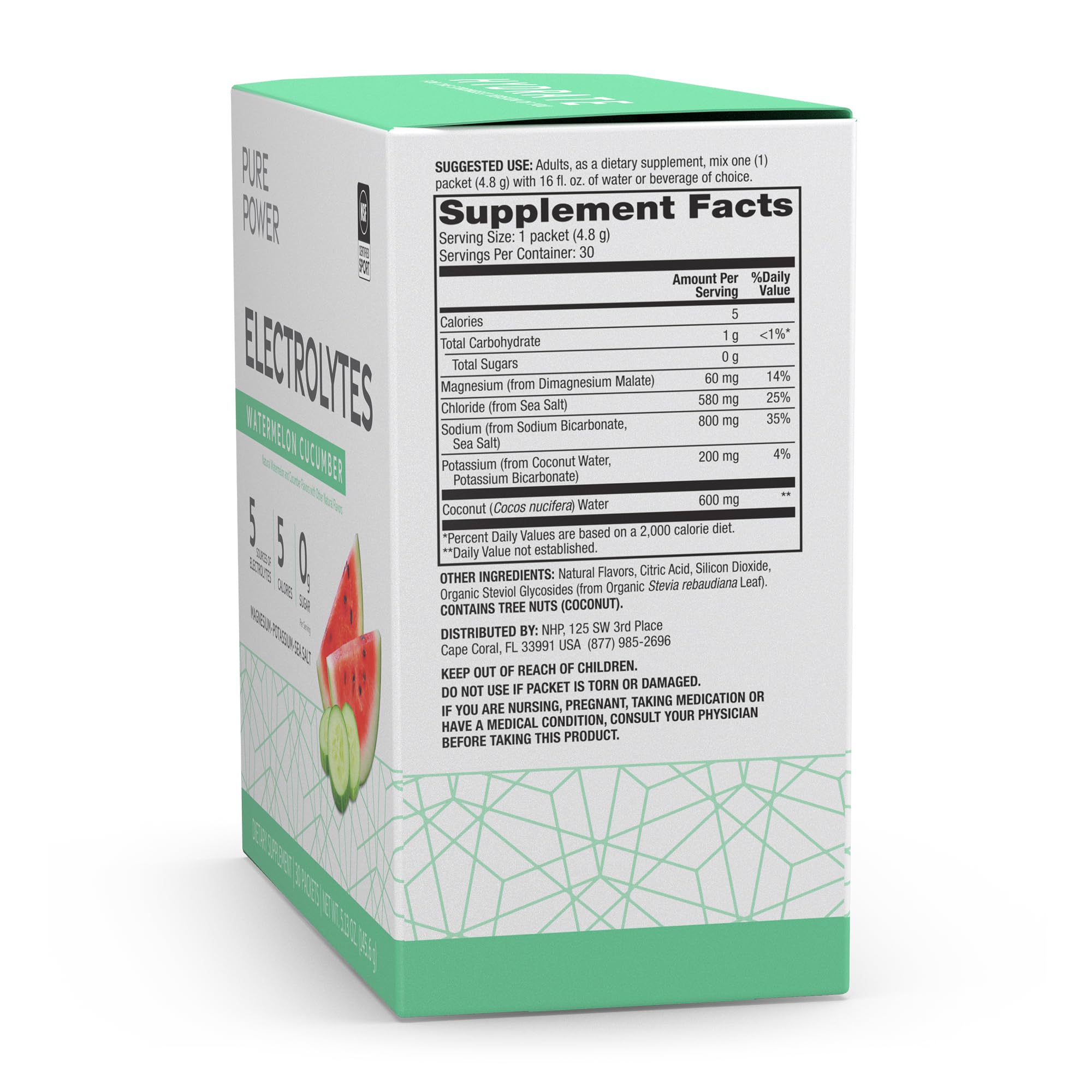 Dr. Mercola Pure Power electrolyte scoop mixes quickly for post-workout refreshment.