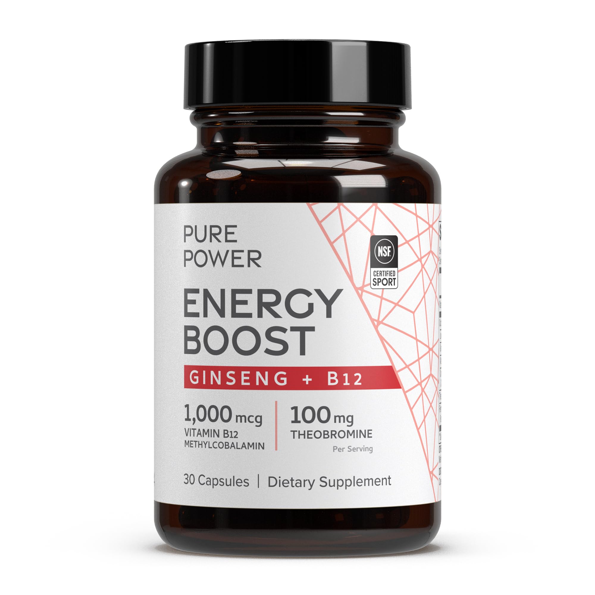 Dr. Mercola Pure Power Energy Boost bottle on white background