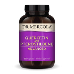 Dr. Mercola Quercetin & Pterostilbene Advanced bottle label