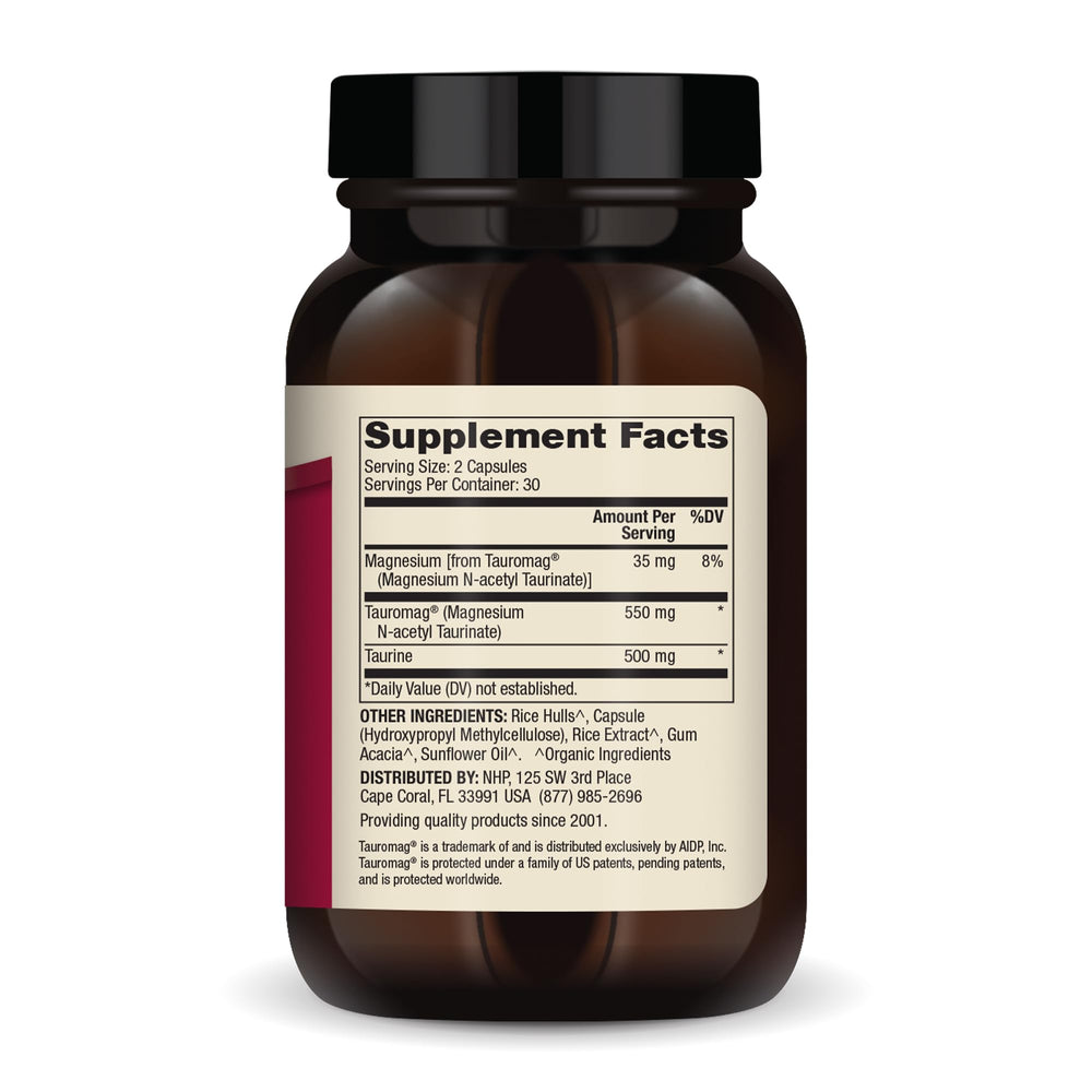 Taurine 500 mg per serving graphic