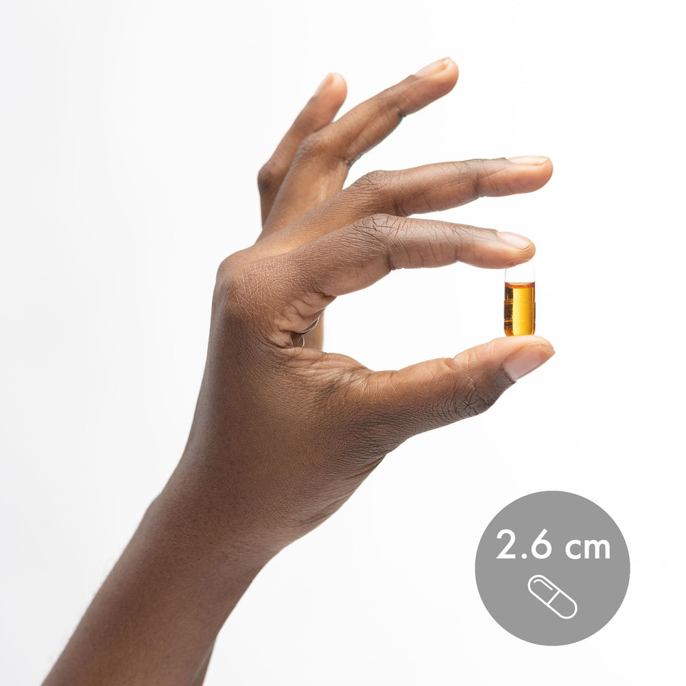 Dr. Mercola Salmon Oil bottle showing 30 servings and 90 capsules