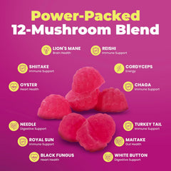 Benefits: brain support, immune health, energy, and heart health