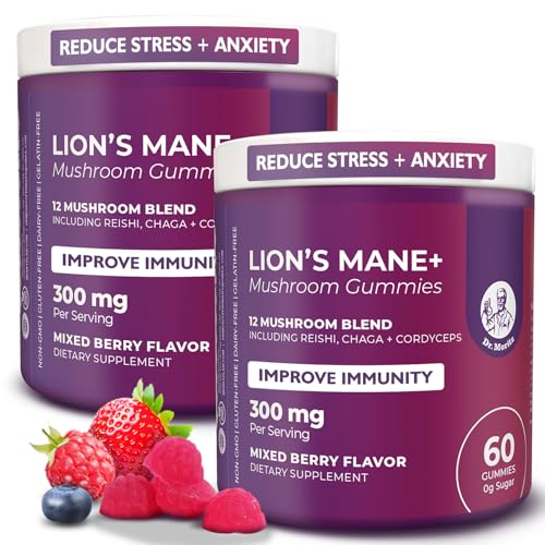 DR. MORITZ Lions Mane Gummies bottle front