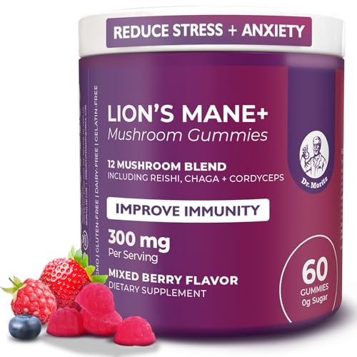 DR. MORITZ Lions Mane Gummies bottle front