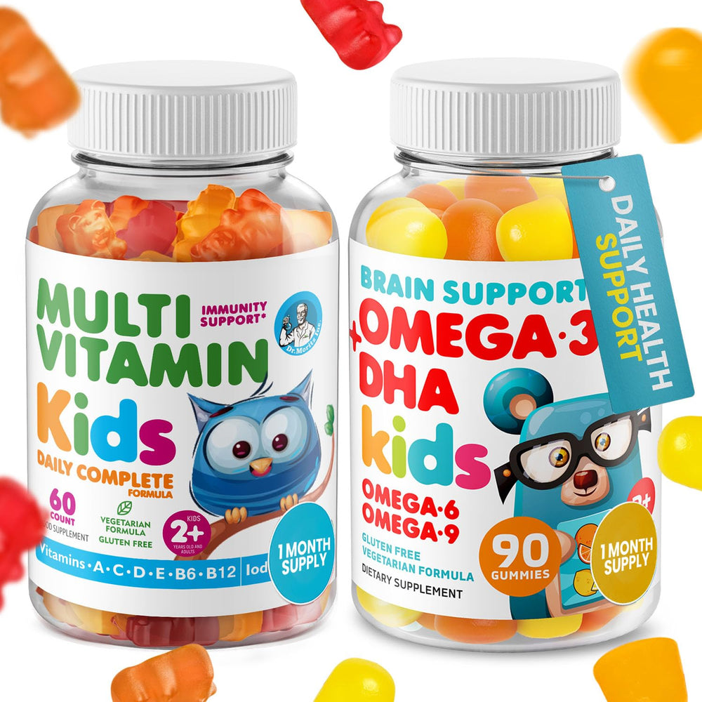 DR MORITZ Omega 3 Gummies 90 count bottle front view