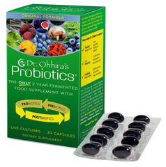 Dr. Ohhira’s Probiotics Original Formula bottle and capsules