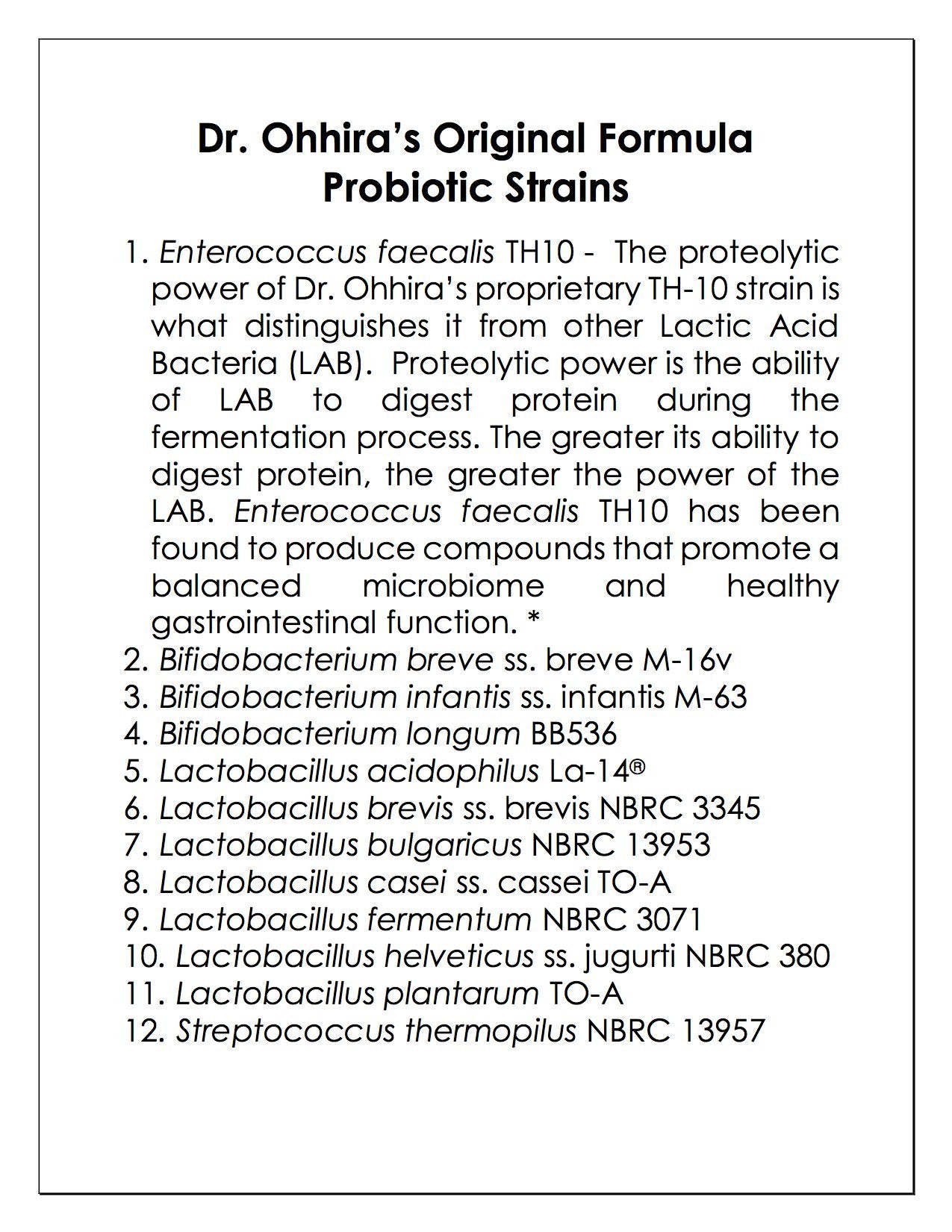 Postbiotic metabolites produced during fermentation