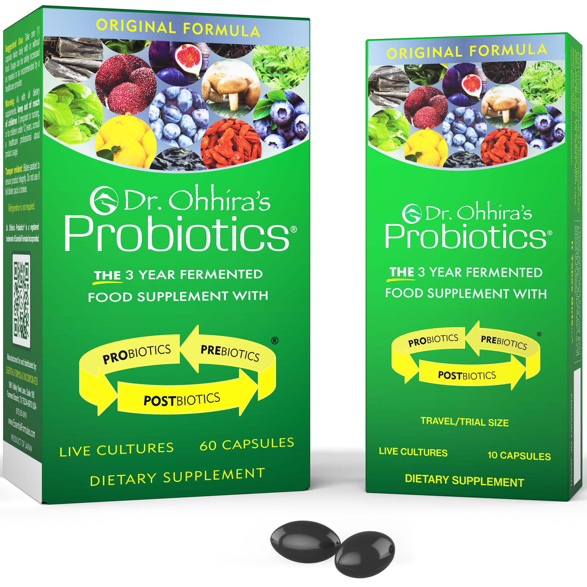Dr. Ohhira's Probiotics Original Formula 60 capsules hero image