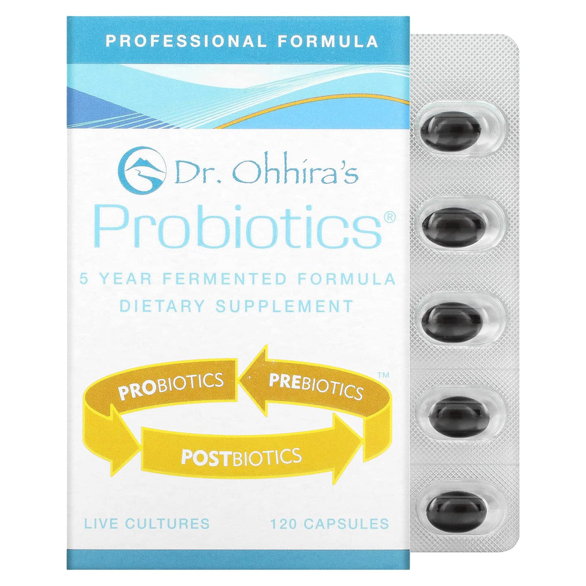 Dr. Ohhira's Probiotics Professional Formula packaging 120 capsules 72g