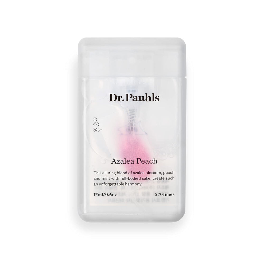 Dr. Pauhl’s Breath Spray bottle with Azalea Peach label