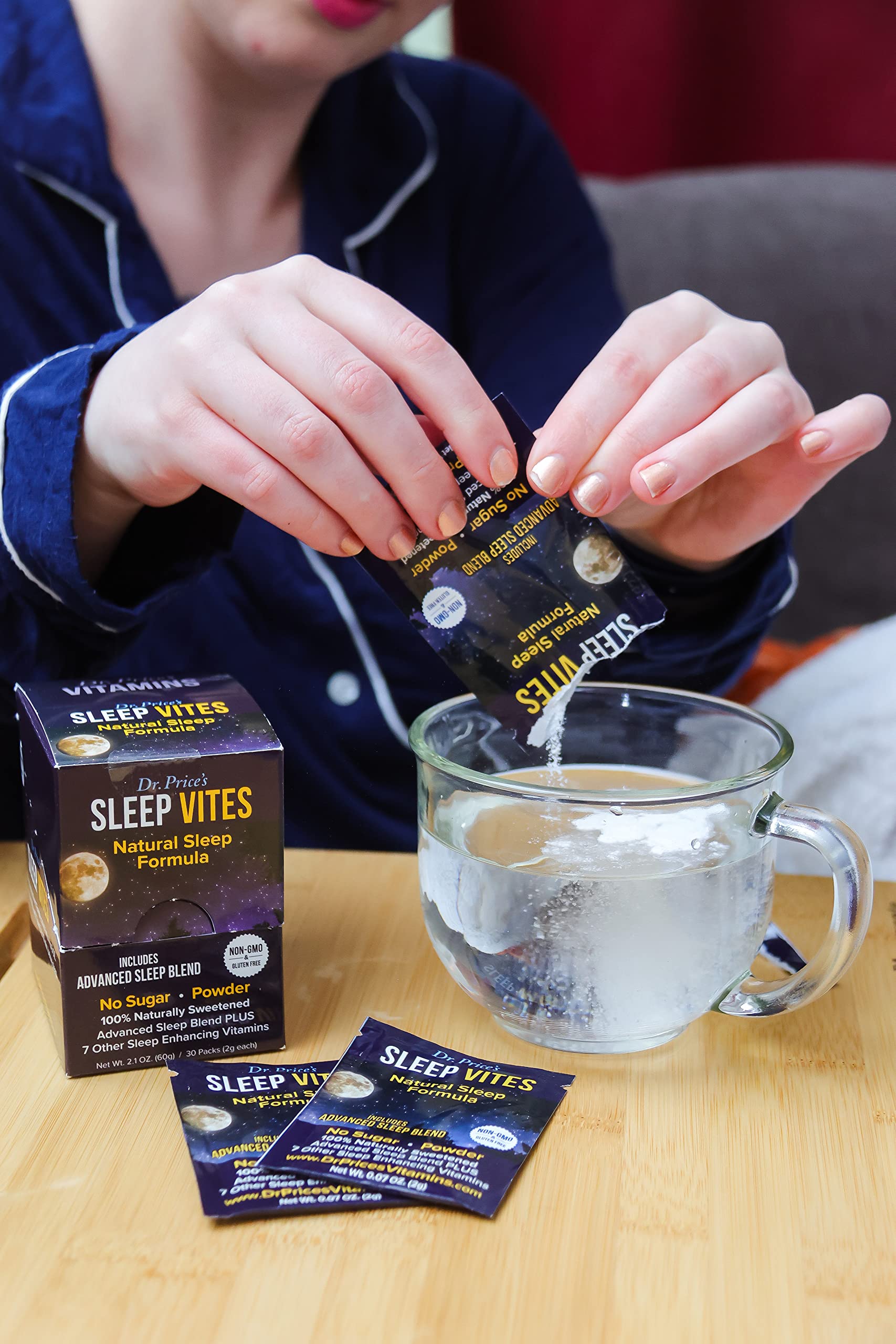 Water-soluble powder dissolving in liquid for fast absorption