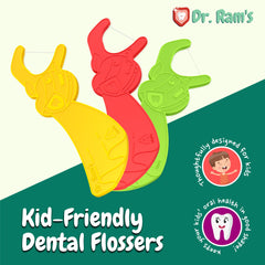 Educational puzzle on kid flossers