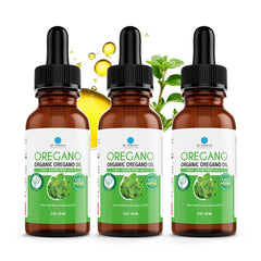 Dr. Robaina Organic Oil of Oregano Drops bottle with 87% carvacrol