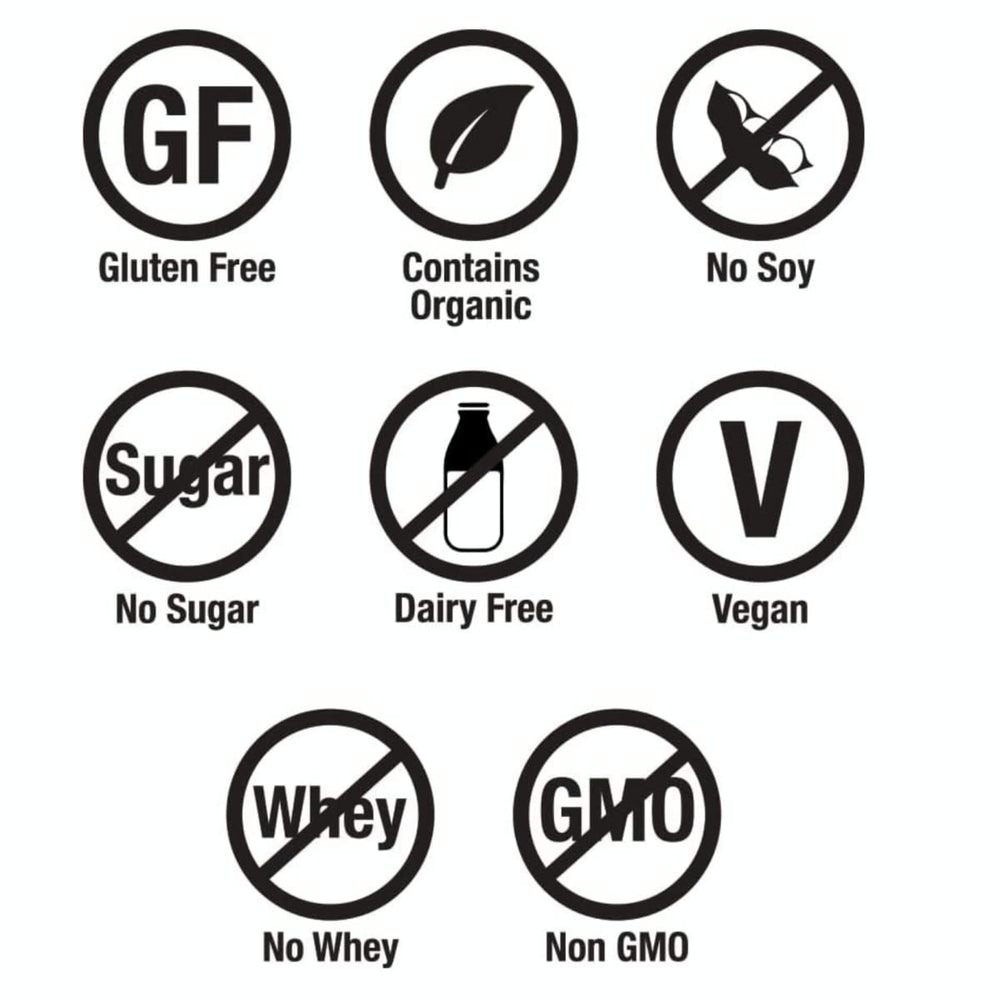 Gluten-free non-GMO dairy-free icons for 5 Day Kidney