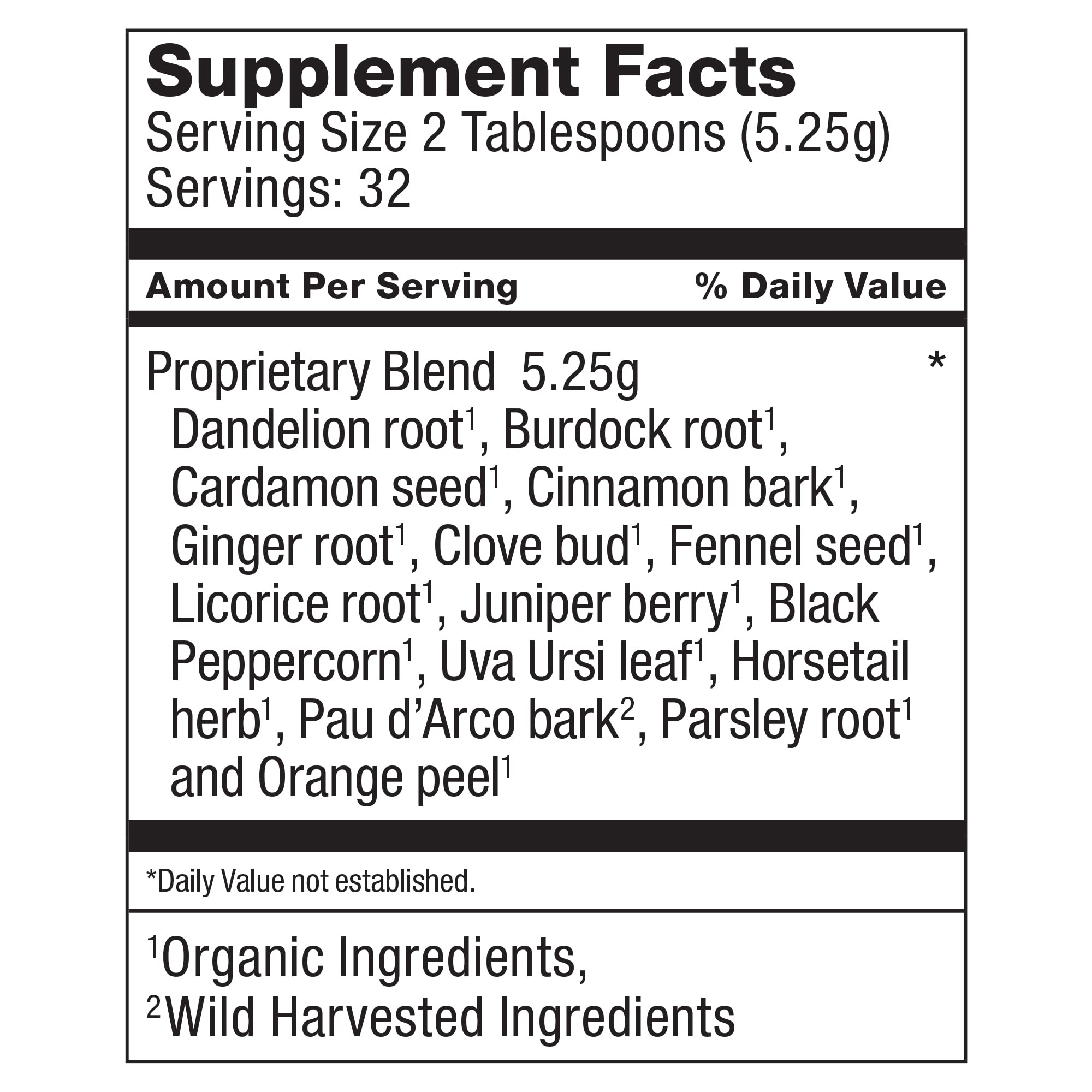 Dr. Schulze’s Detox Tea being brewed in a cup, suggesting energy and digestion benefits.