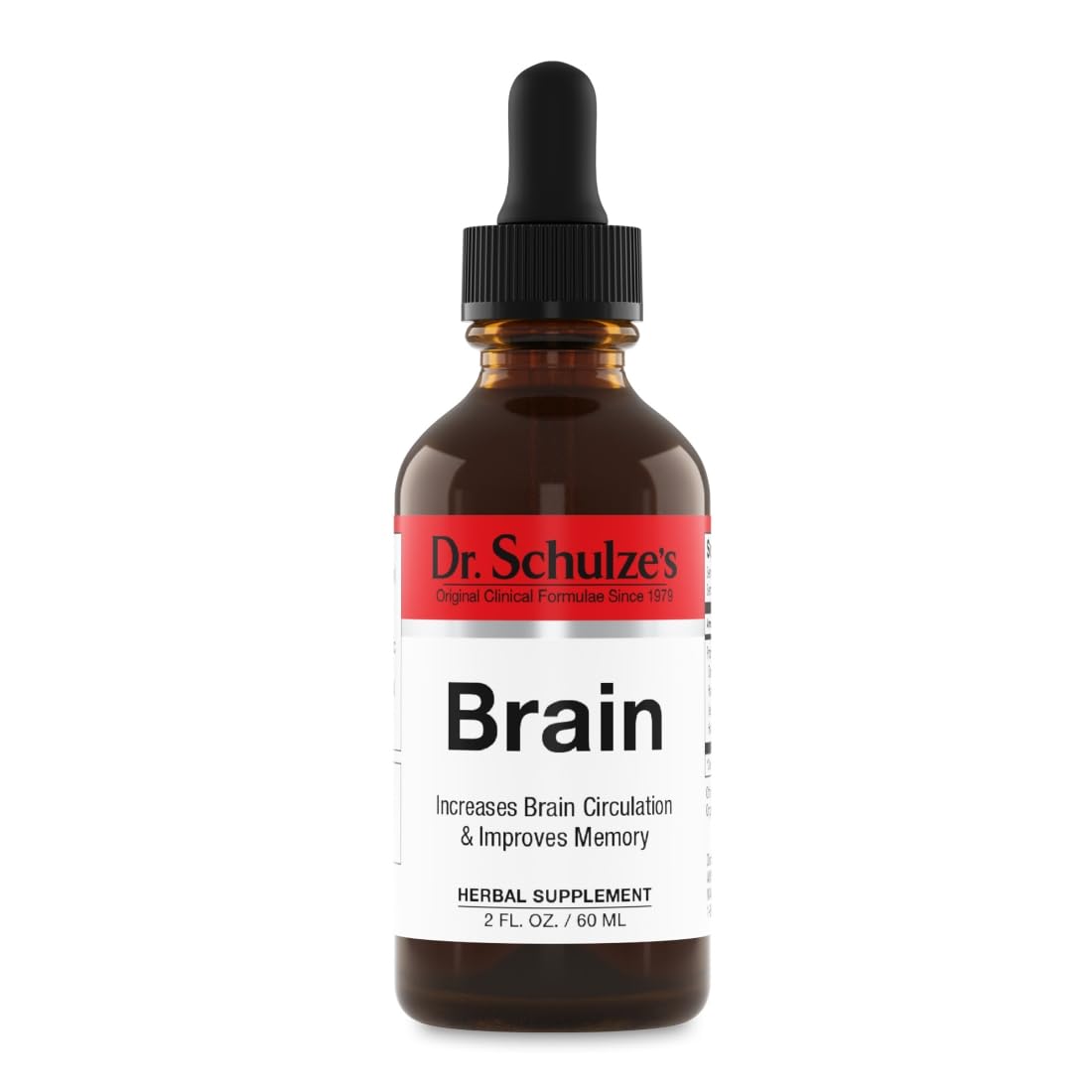 Bottle of Dr. Schulze's Brain Formula 2 oz