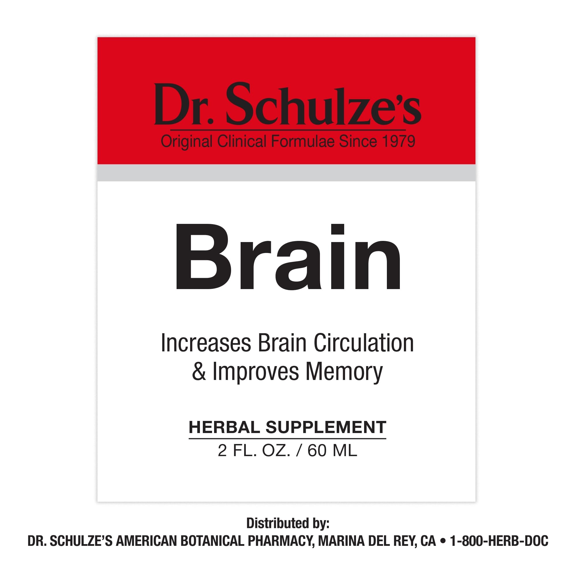Vegan Brain Formula 2 oz packaging