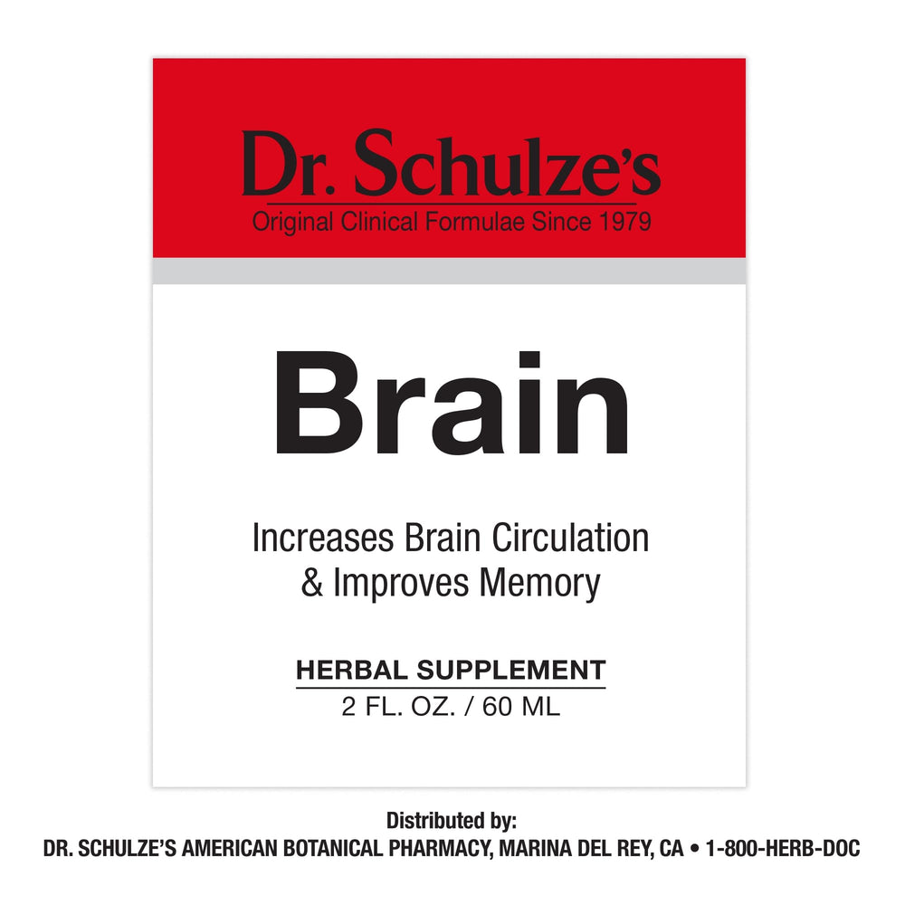 Vegan Brain Formula 2 oz packaging