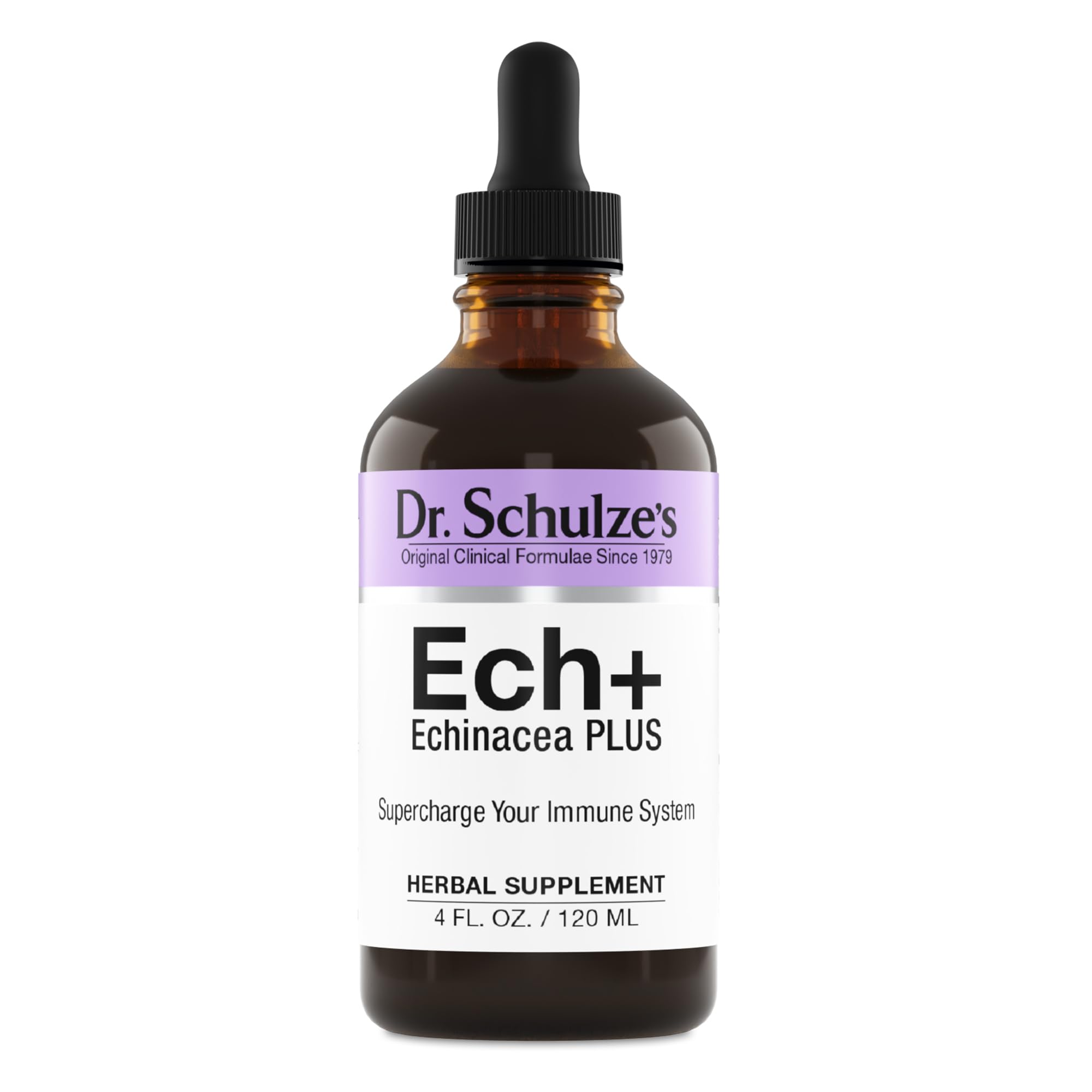 Dr. Schulze's Echinacea Plus bottle with dropper