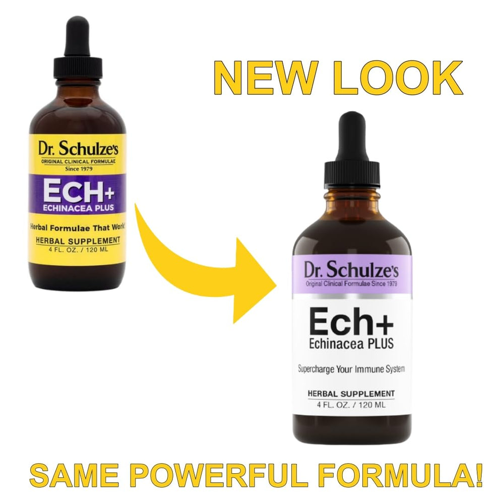 Close-up of Echinacea root and seed ingredients