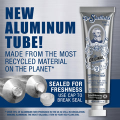 Close-up of Extra-Whitening toothpaste label