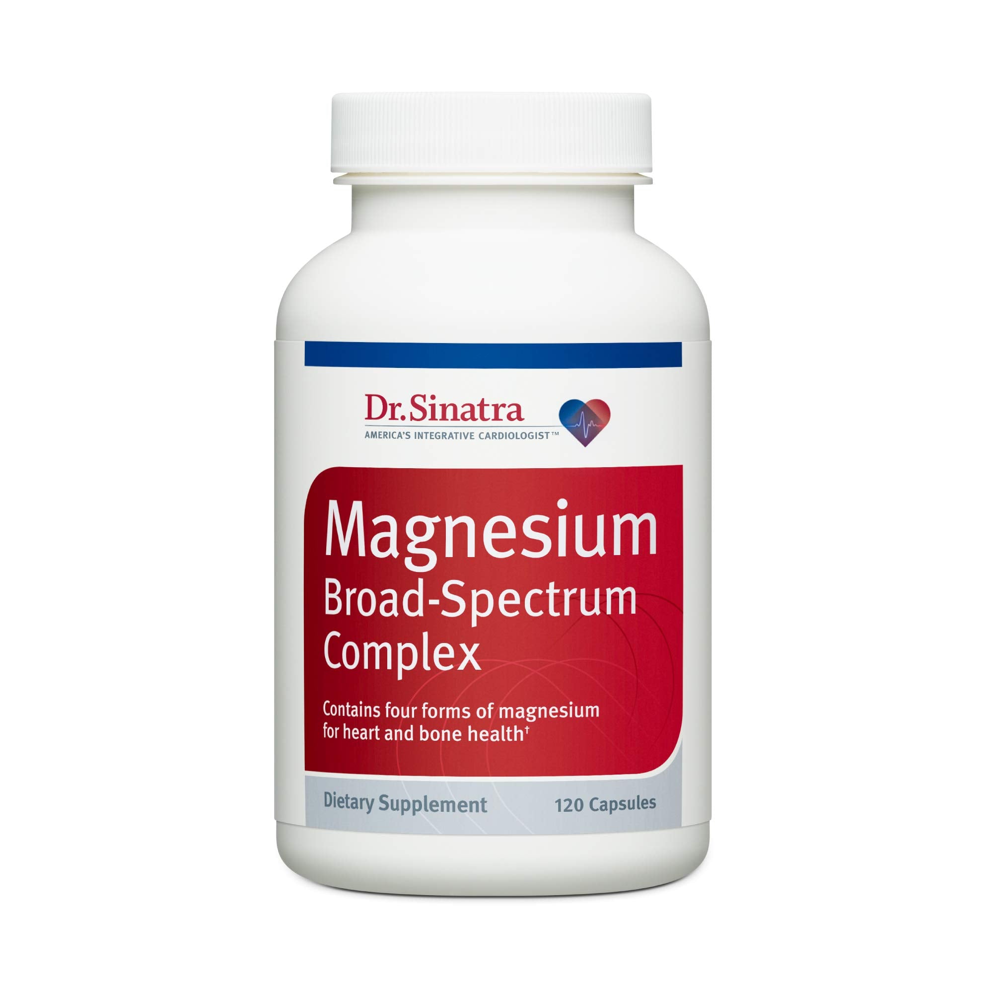 Dr. Sinatra Magnesium Broad-Spectrum Complex bottle showing 400 mg daily dose