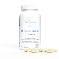 Dr. Tennant's Digestive Enzymes bottle with 200 capsules