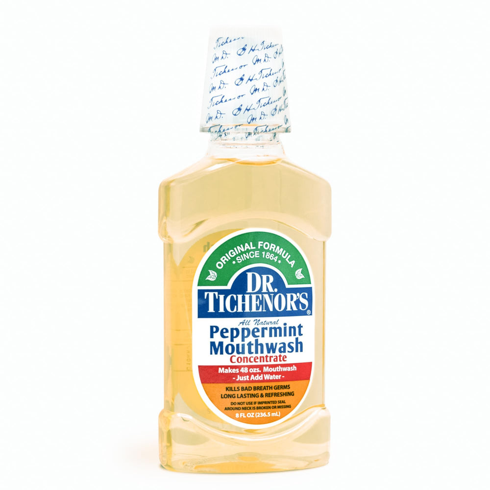 Dr. Tichenor's original peppermint mouthwash recipe dating from 1864