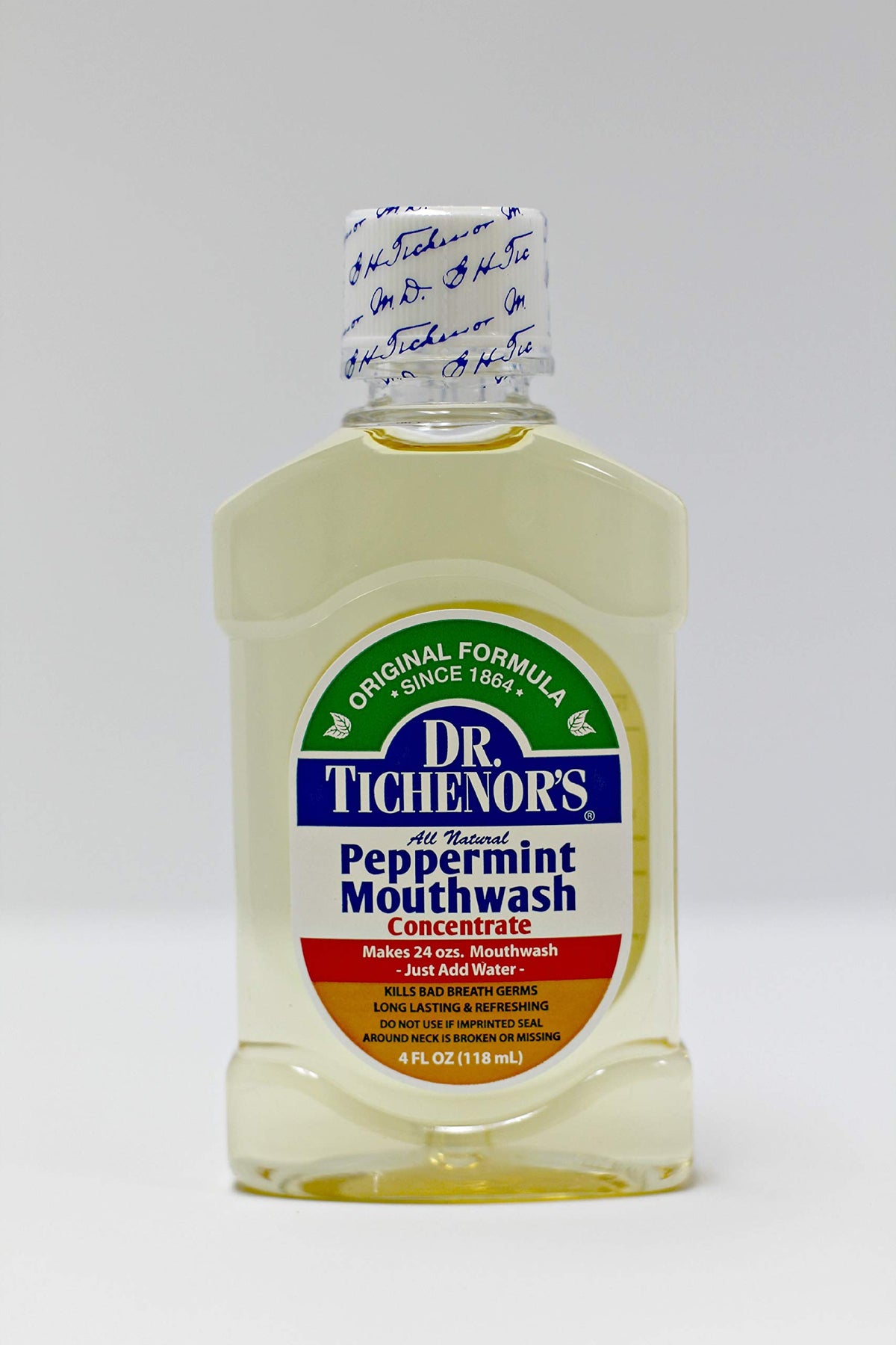 Dr. Tichenor's Peppermint Mouthwash Concentrate 4 oz (3-Pack)