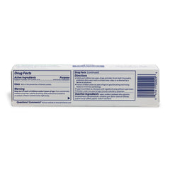 Close-up of Dr. Tichenor's toothpaste tube