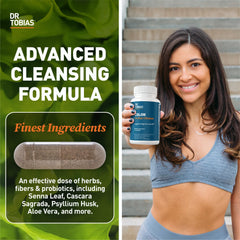 Bottle of Dr. Tobias Colon Cleanse with 24 capsules