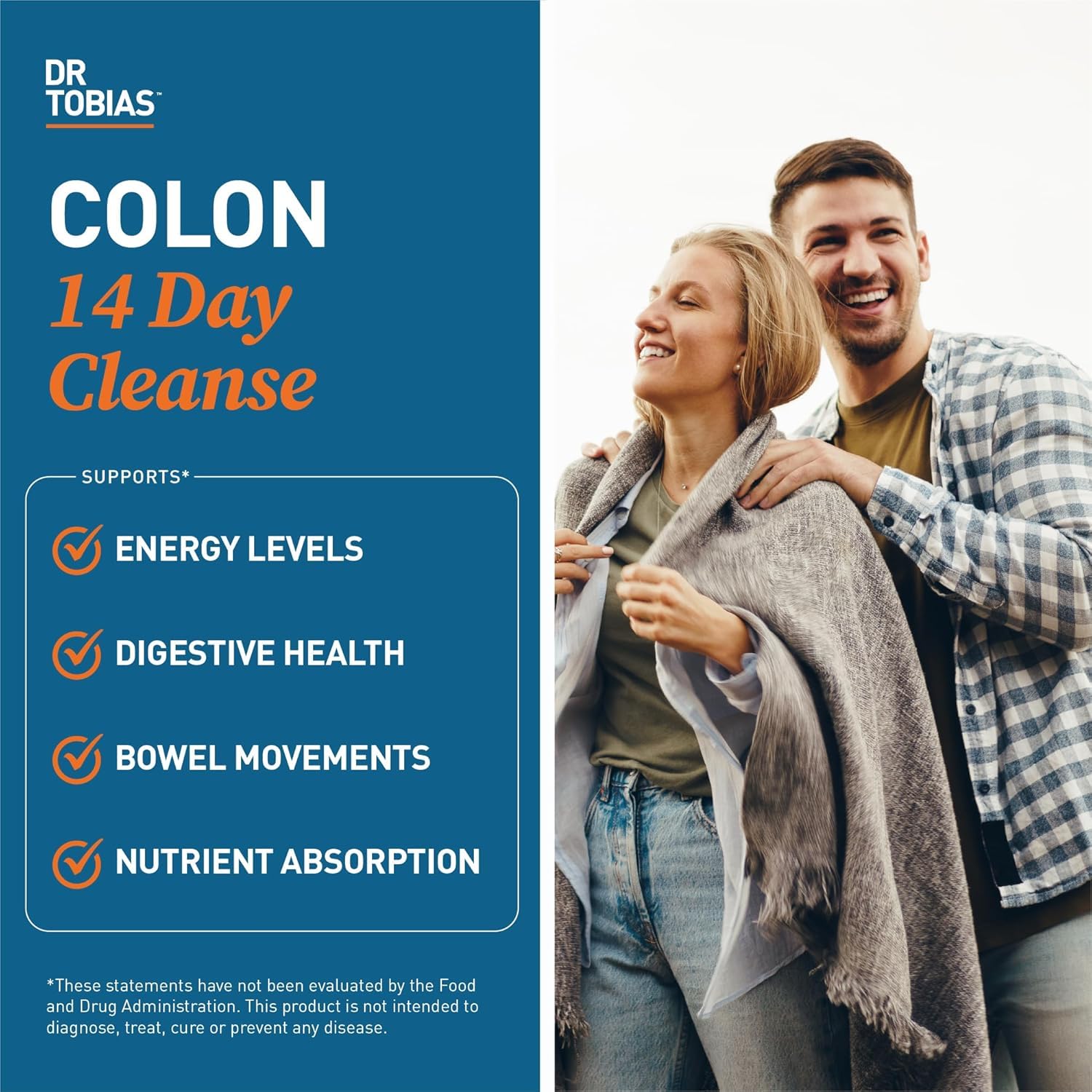 Close-up of Dr. Tobias Colon Cleanse capsules