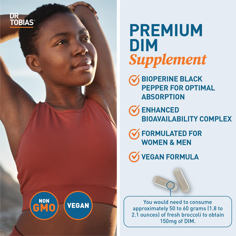 Calcium D-Glucarate included for detoxification with DIM