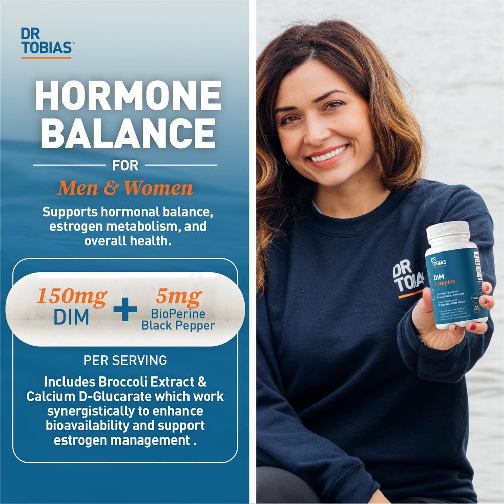 Label indicating vegan and non-GMO DIM supplement