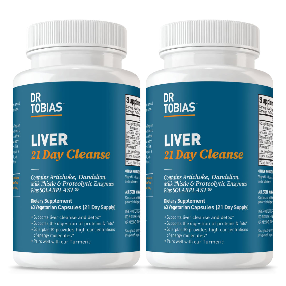 Dr. Tobias Liver 21 Day Cleanse bottle with capsules