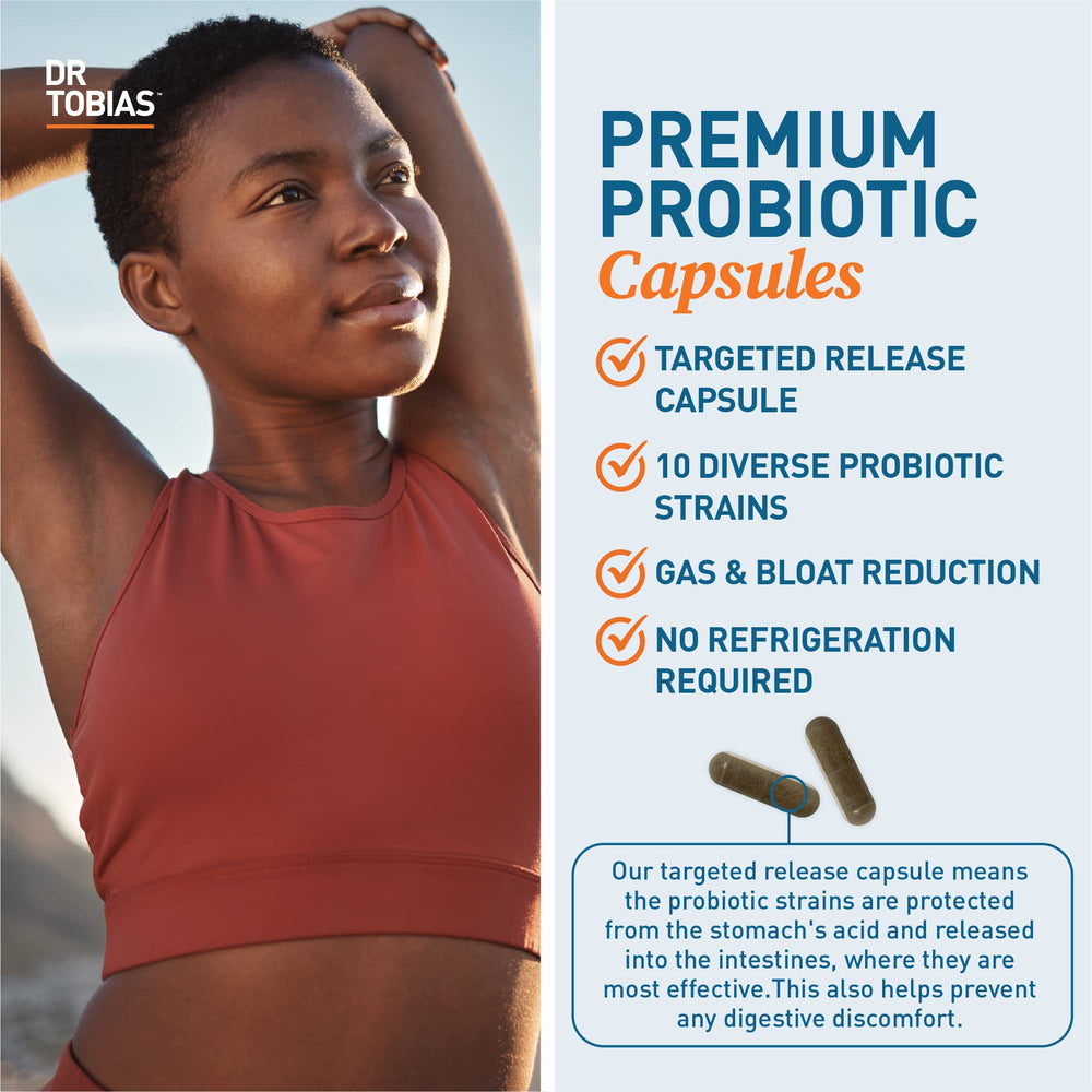 Dr. Tobias Probiotics bottle label
