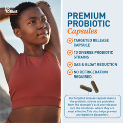 Dr. Tobias Probiotics bottle label