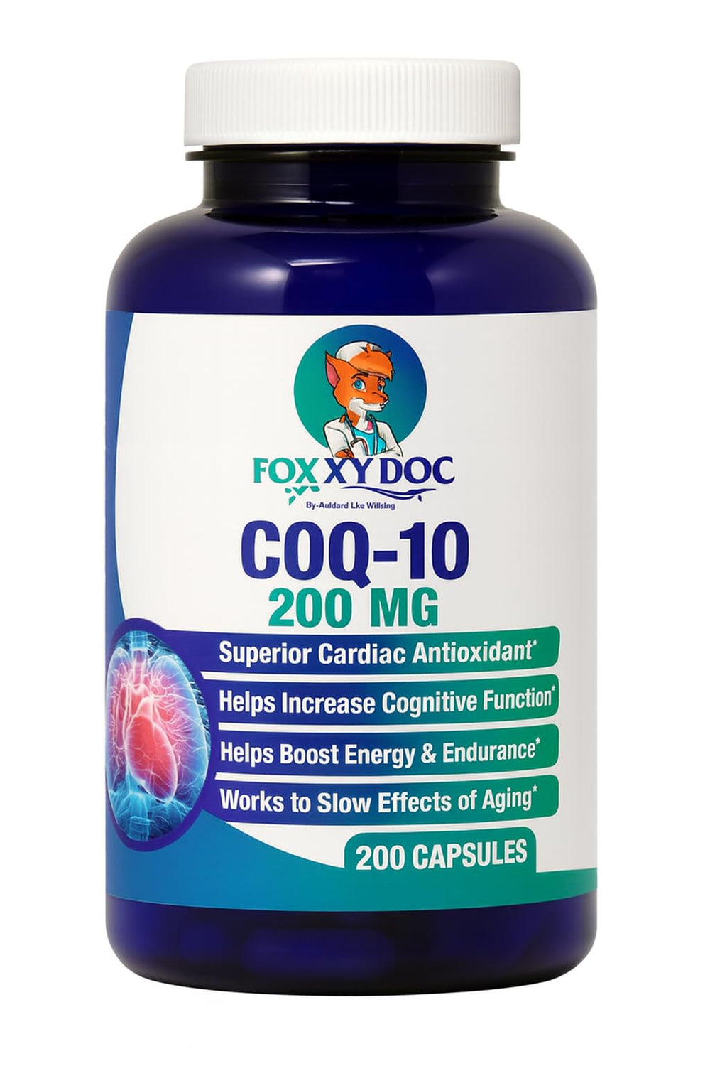 Dr. Valerie Nelson CoQ10 bottle product hero image