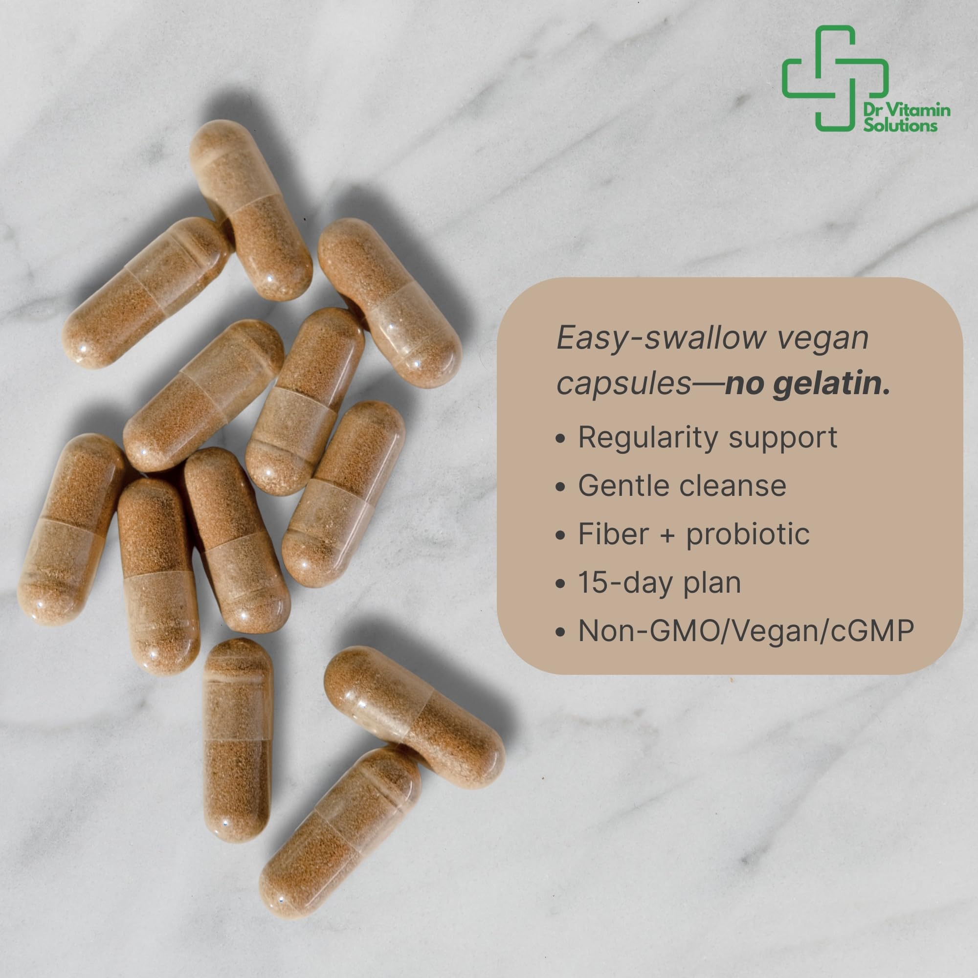 Aloe vera gel and capsules from the cleanse