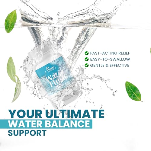 Doctor-formulated, non-GMO water pills packaging