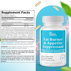Green Tea Extract and Guarana ingredients in the fat burner