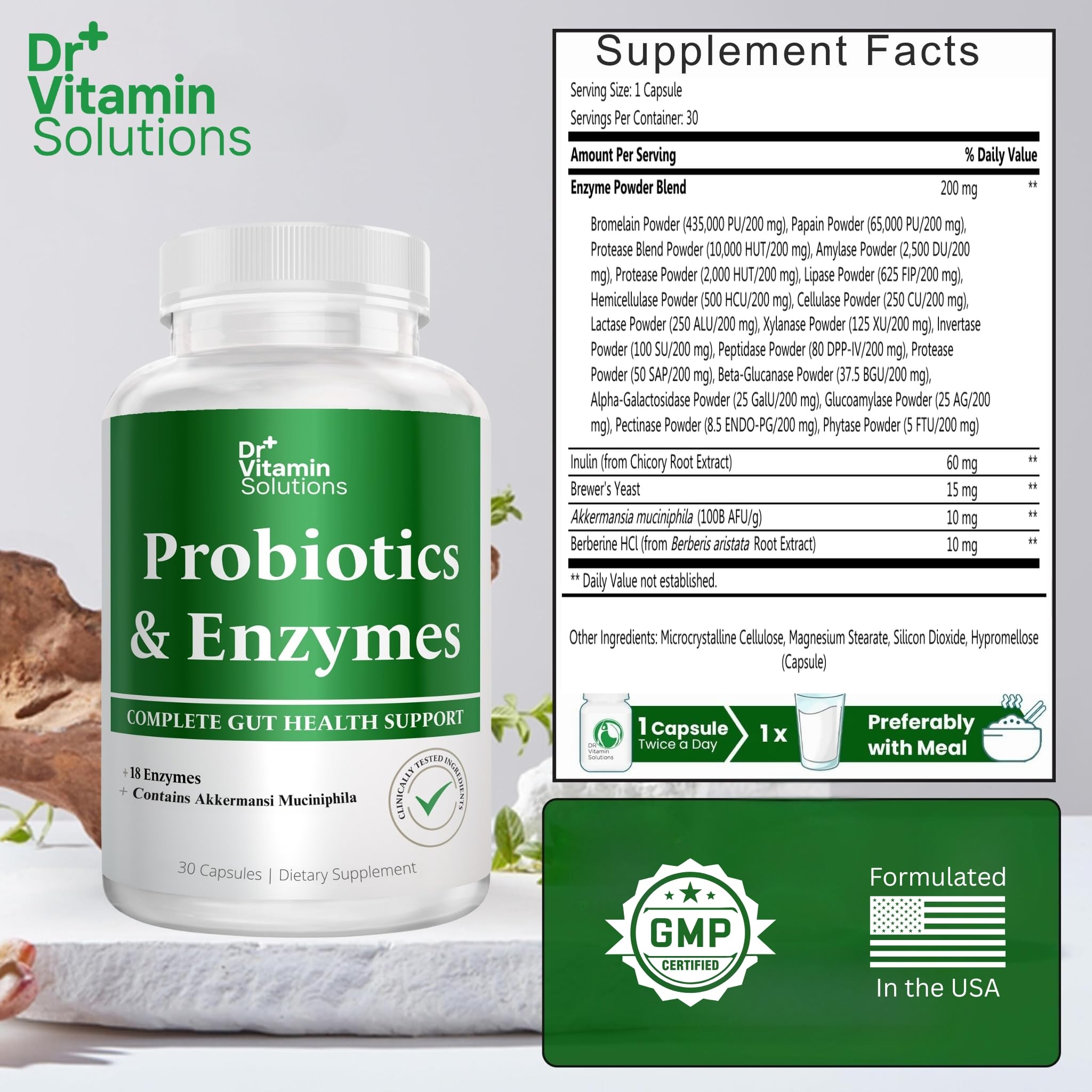 Berberine HCI supplement capsule image