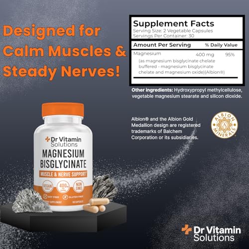 Albion magnesium bisglycinate capsule close-up